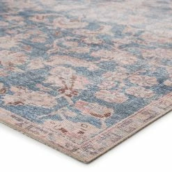 Outlet 🎉 Gracewood Hollow Carty Indoor/Outdoor Oriental Blue And Light Pink Area Rug 😍 -Gracewood Hollow shop Aiden Indoor Outdoor Oriental Blue Light Pink Area Rug 3