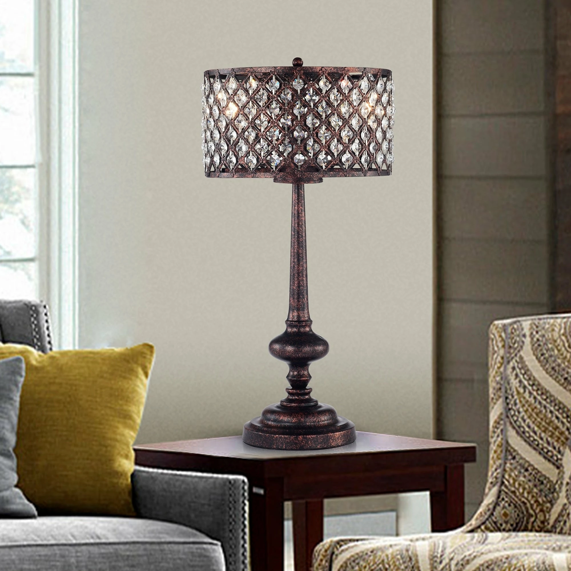 Hot Sale ๐ Gracewood Hollow Huo 3-light Table Lamp ๐ 3 Hot Sale ๐ Gracewood Hollow Huo 3-light Table Lamp ๐