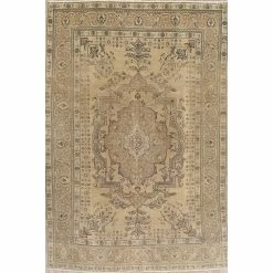 Budget ⭐ Gracewood Hollow Malezian Muted Blend Knotted Hand Knotted Wool Rug - 9'11" X 6'8" 😍