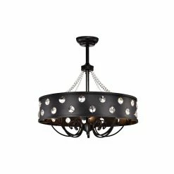 Brand new ⭐ Gracewood Hollow 31-inch Matte Black Ceiling Fan Crystal ⭐ 11 Brand new ⭐ Gracewood Hollow 31-inch Matte Black Ceiling Fan Crystal ⭐ -Gracewood Hollow shop Avan Matte Black 31 Inch 3 Blade Fandelier Includes Remote b26dbd25 9cc0 44e7 8a8f c5814d800dae