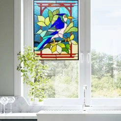 Cheap 😍 Gracewood Hollow Kayembe Tropical Bird Stained Glass Window Panel Suncatcher ⭐ -Gracewood Hollow shop Bird Design Window Panel Suncatcher 0d00dd6b 55c5 423b a7a2 18dd87a6ae8d