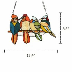 Buy ๐ Gracewood Hollow Deffalah 67-piece Stained Glass Birds Window Suncatcher ๐ 9 Buy ๐ Gracewood Hollow Deffalah 67-piece Stained Glass Birds Window Suncatcher ๐ -Gracewood Hollow shop Bird Design Window Panel Suncatcher 58db2fcf 847d 40c2 a517 1dcd65775291