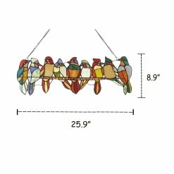 Coupon 👏 Gracewood Hollow Deffalah 146-piece Stained Glass Birds Window Suncatcher 🛒 -Gracewood Hollow shop Bird Design Window Panel Suncatcher a0e807f1 9cef 4e26 8441 b5e6634413ec