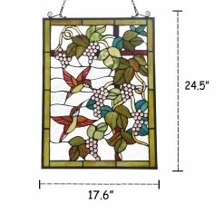 Coupon ❤️ Gracewood Hollow Koundja Floral Stained Glass Window Panel Suncatcher 👍 9 Coupon ❤️ Gracewood Hollow Koundja Floral Stained Glass Window Panel Suncatcher 👍 -Gracewood Hollow shop Bird and Flower Design Window Panel Suncatcher 3f13b111 06c5 4310 a383 71124bc5cc20