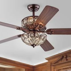 Wholesale ⌛ Gracewood Hollow Inada 52-inch Ceiling Fan Chrome 🤩