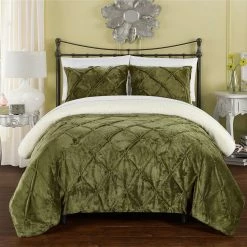 Flash Sale 😀 Gracewood Hollow George 3-piece Bed-in-a-Bag Green Comforter Set 🛒