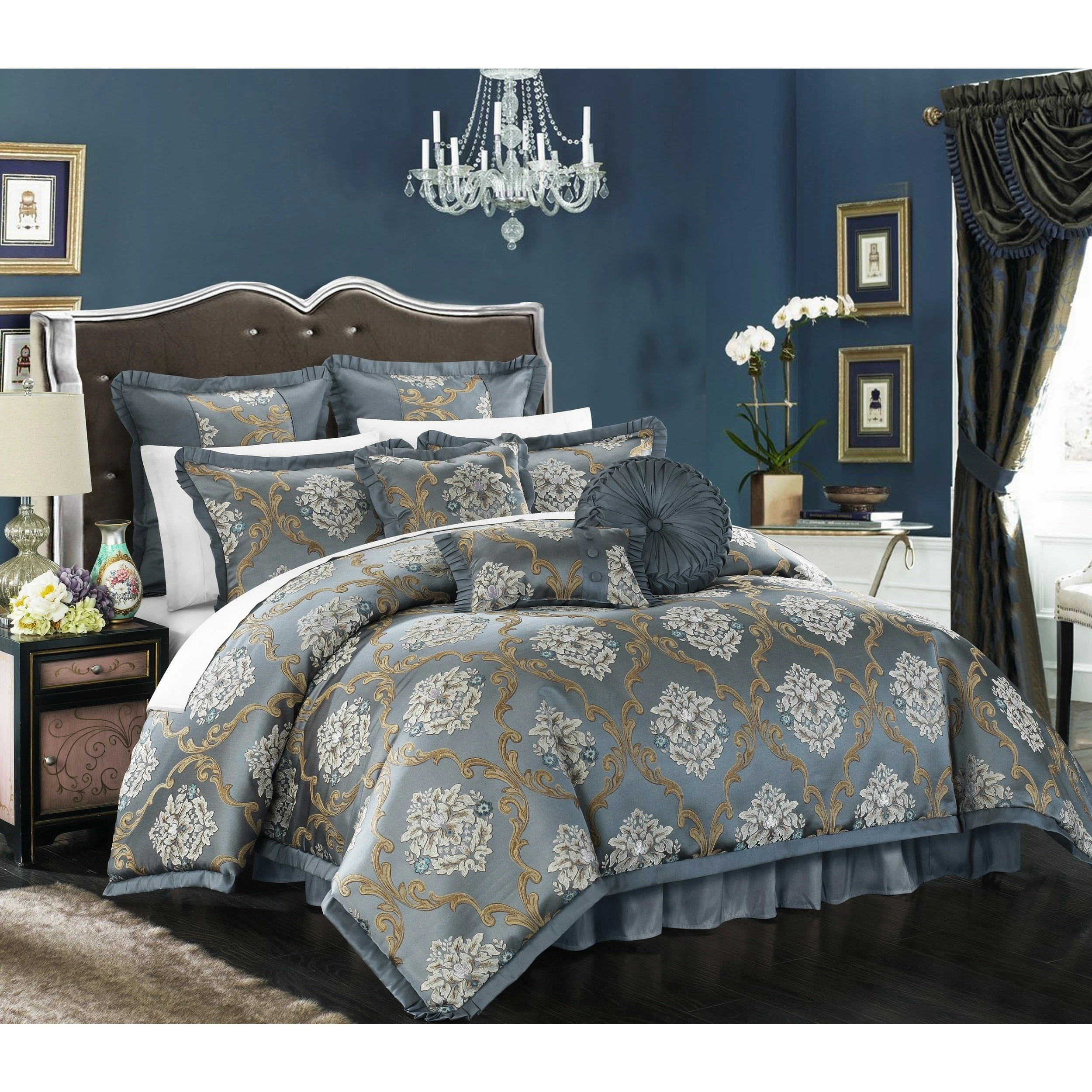 Buy ๐คฉ Gracewood Hollow Millum Jacquard 9-piece Comforter Set Blue ๐ 4 Buy ๐คฉ Gracewood Hollow Millum Jacquard 9-piece Comforter Set Blue ๐ - Image 2
