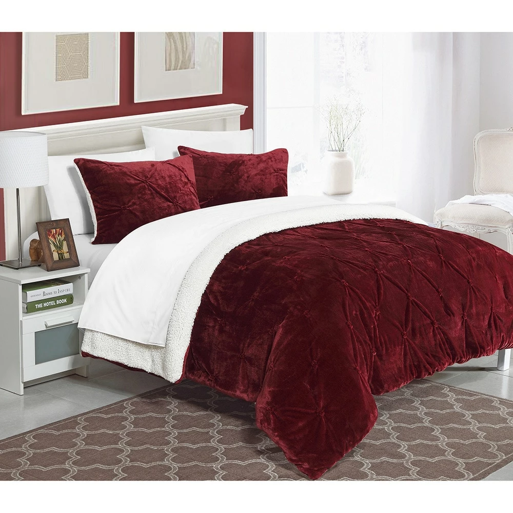 Budget 👍 Gracewood Hollow Audet Ruffled And Lined 3-piece Comforter Set Beige ❤️ - Image 5