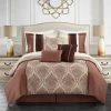 Discount 🥰 Gracewood Hollow Hosseini 11-piece Reversible Bed-in-a-Bag Comforter Set Brick 🥰