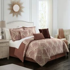 Deals โ Gracewood Hollow Hosseini 7-piece Reversible Comforter Set Navy ๐งจ 20 Deals โ Gracewood Hollow Hosseini 7-piece Reversible Comforter Set Navy ๐งจ -Gracewood Hollow shop Chic Home Roxette 7 Piece Reversible Patterned Comforter Set 3