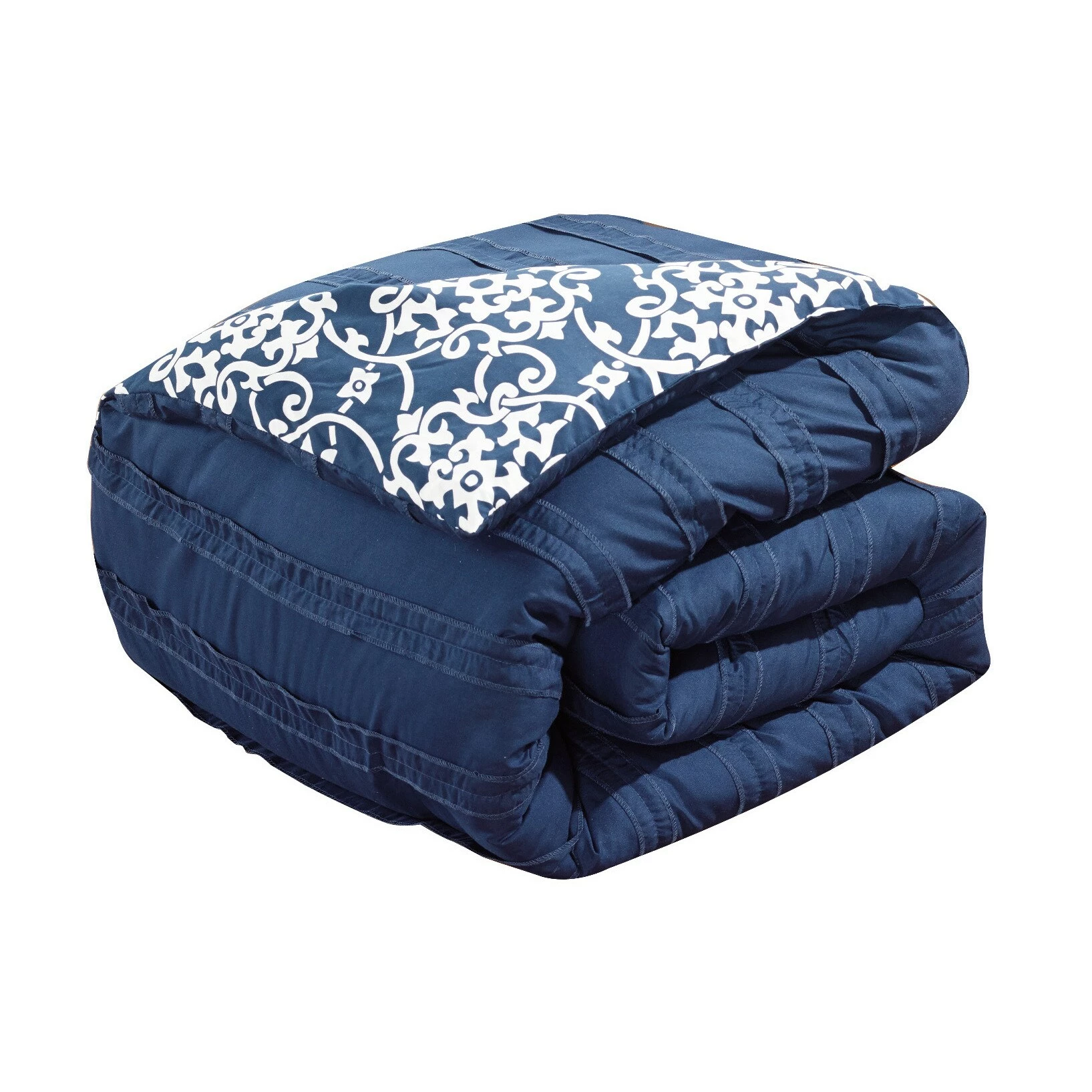 Promo 😀 Gracewood Hollow Cornwell Navy 10-piece Comforter Set ✨ 8 Promo 😀 Gracewood Hollow Cornwell Navy 10-piece Comforter Set ✨ - Image 6