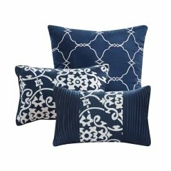 Promo 😀 Gracewood Hollow Cornwell Navy 10-piece Comforter Set ✨ 11 Promo 😀 Gracewood Hollow Cornwell Navy 10-piece Comforter Set ✨ -Gracewood Hollow shop Chic Home Zarina BIB Navy 10 Piece Comforter Set Navy d94d4484 7de8 4b00 9b7e e8da522a57a9