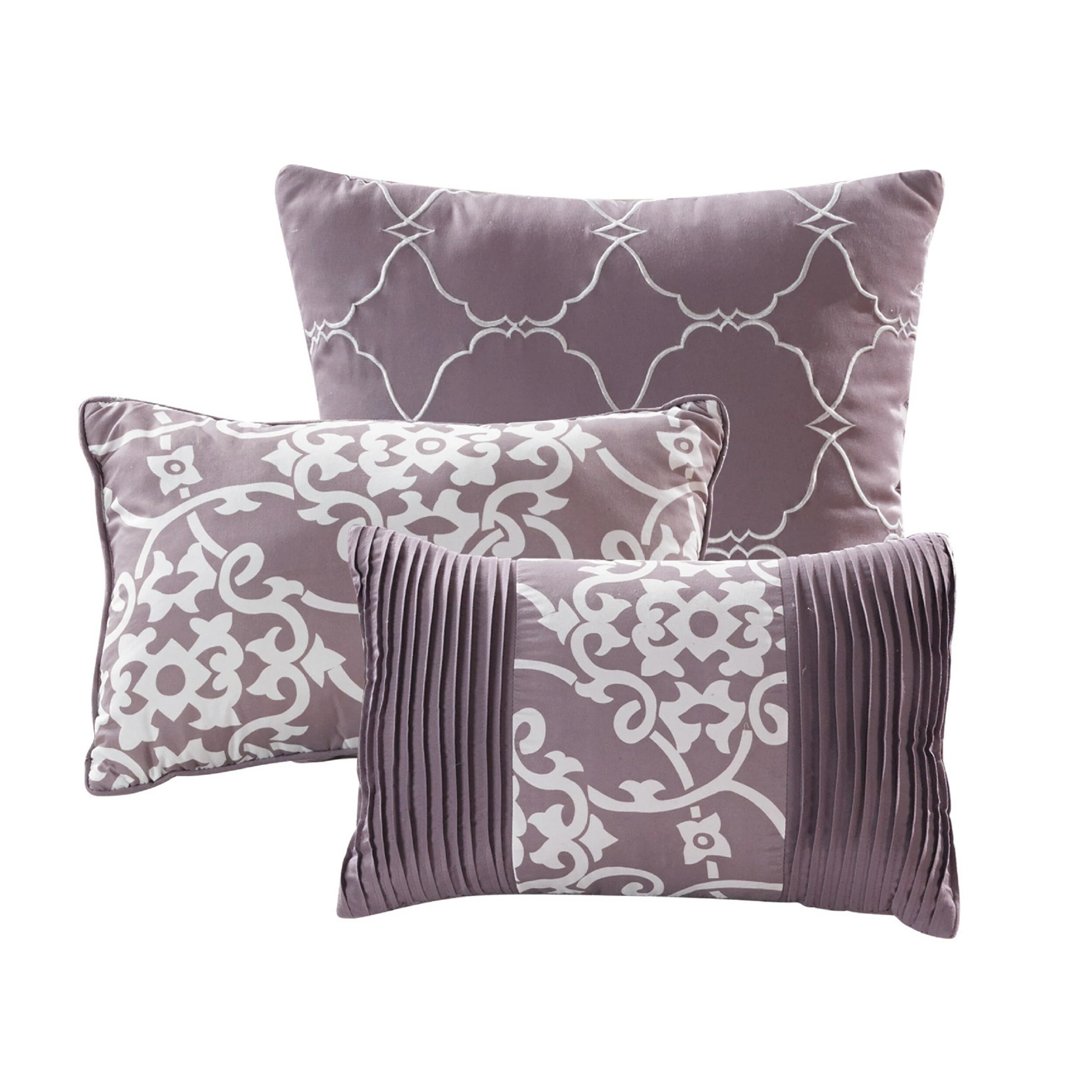 Wholesale ๐ Gracewood Hollow Cornwell Purple 10-piece Comforter Set โจ - Image 4