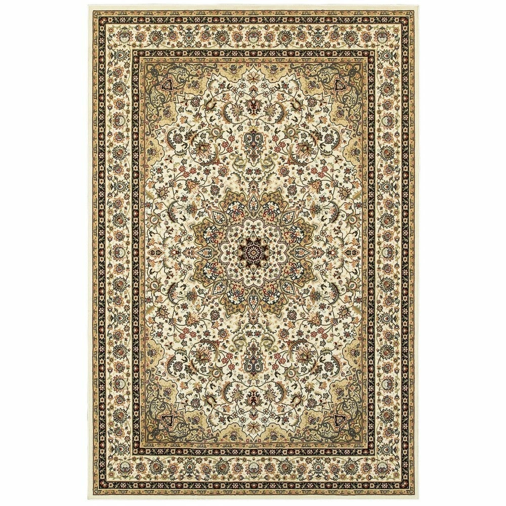 Hot Sale ๐ Gracewood Hollow Stora Red/Ivory Classic Medallion Area Rug ๐ - Image 4