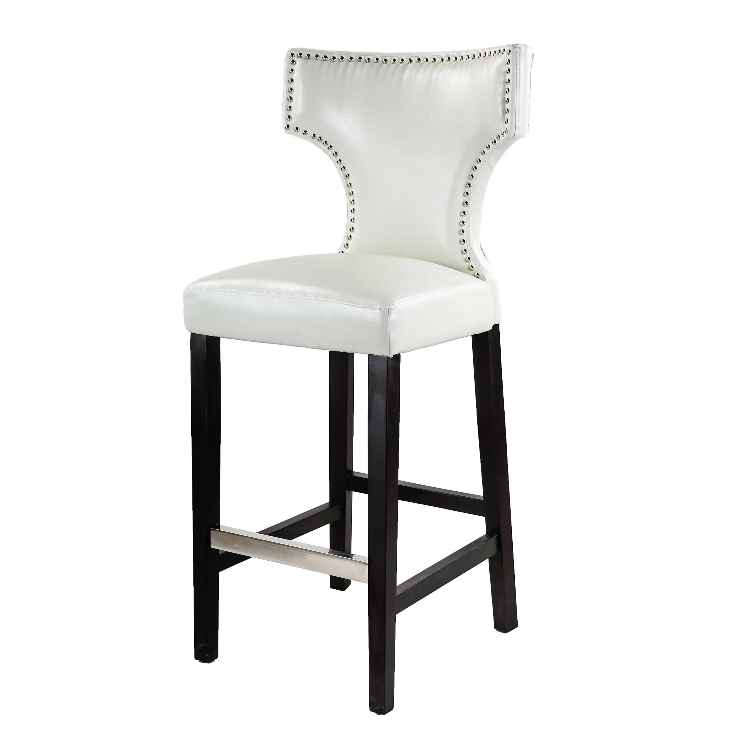 Flash Sale ๐ฅ Gracewood Hollow Orbelyan Bar-height Barstool With Metal Studs (Set Of 2) White โ๏ธ 9 Flash Sale ๐ฅ Gracewood Hollow Orbelyan Bar-height Barstool With Metal Studs (Set Of 2) White โ๏ธ - Image 7