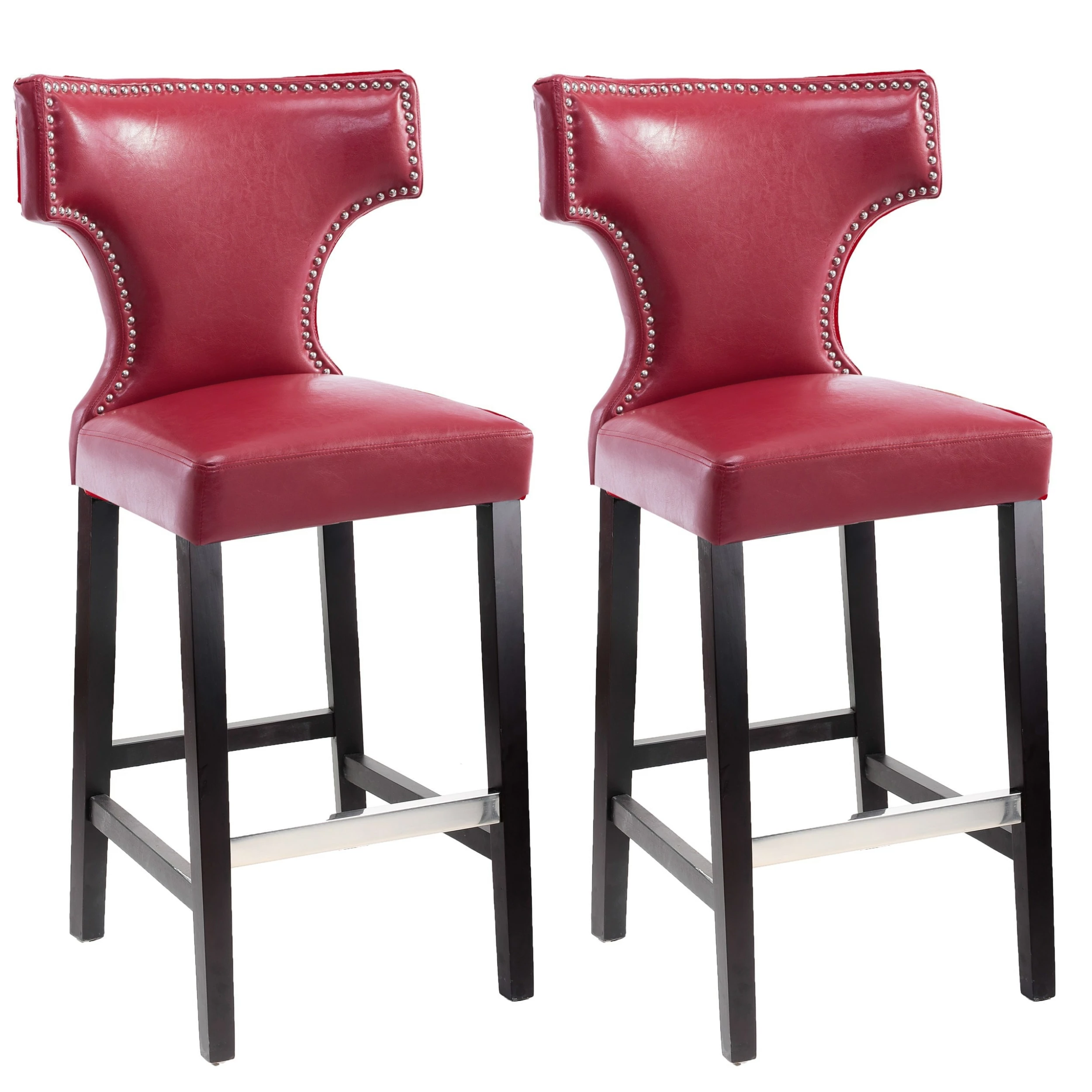 Flash Sale ๐ฅ Gracewood Hollow Orbelyan Bar-height Barstool With Metal Studs (Set Of 2) White โ๏ธ 8 Flash Sale ๐ฅ Gracewood Hollow Orbelyan Bar-height Barstool With Metal Studs (Set Of 2) White โ๏ธ - Image 6