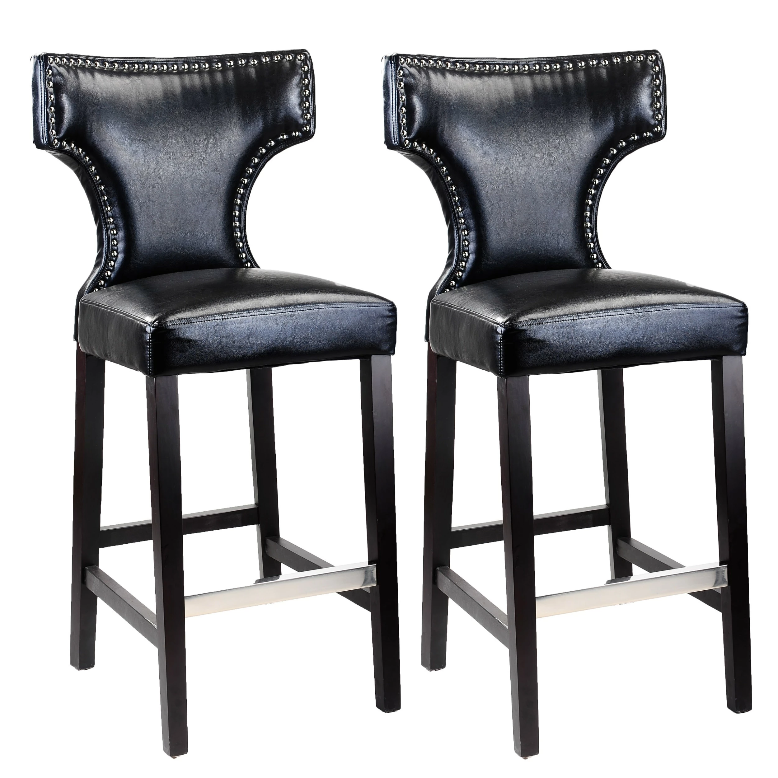 Flash Sale ๐ฅ Gracewood Hollow Orbelyan Bar-height Barstool With Metal Studs (Set Of 2) White โ๏ธ 7 Flash Sale ๐ฅ Gracewood Hollow Orbelyan Bar-height Barstool With Metal Studs (Set Of 2) White โ๏ธ - Image 5