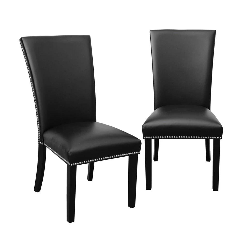 Outlet ⌛ Gracewood Hollow Mhlanga Modern Dining Chair (Set Of 2) Silver 🥰 3 Outlet ⌛ Gracewood Hollow Mhlanga Modern Dining Chair (Set Of 2) Silver 🥰