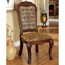 Best Sale 🧨 Gracewood Hollow Draskhana Traditional Cherry Dining Chairs (Set Of 2) 😀