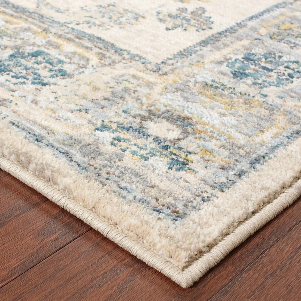 Brand new โ Gracewood Hollow Strete Faded Traditional Ivory/ Blue Rug Cream/blue ๐ 4 Brand new โ Gracewood Hollow Strete Faded Traditional Ivory/ Blue Rug Cream/blue ๐ - Image 2