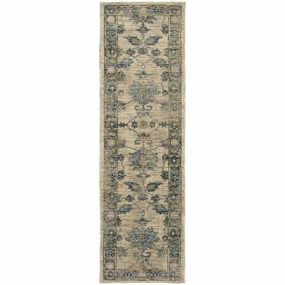 Brand new โ Gracewood Hollow Strete Faded Traditional Ivory/ Blue Rug Cream/blue ๐ 3 Brand new โ Gracewood Hollow Strete Faded Traditional Ivory/ Blue Rug Cream/blue ๐