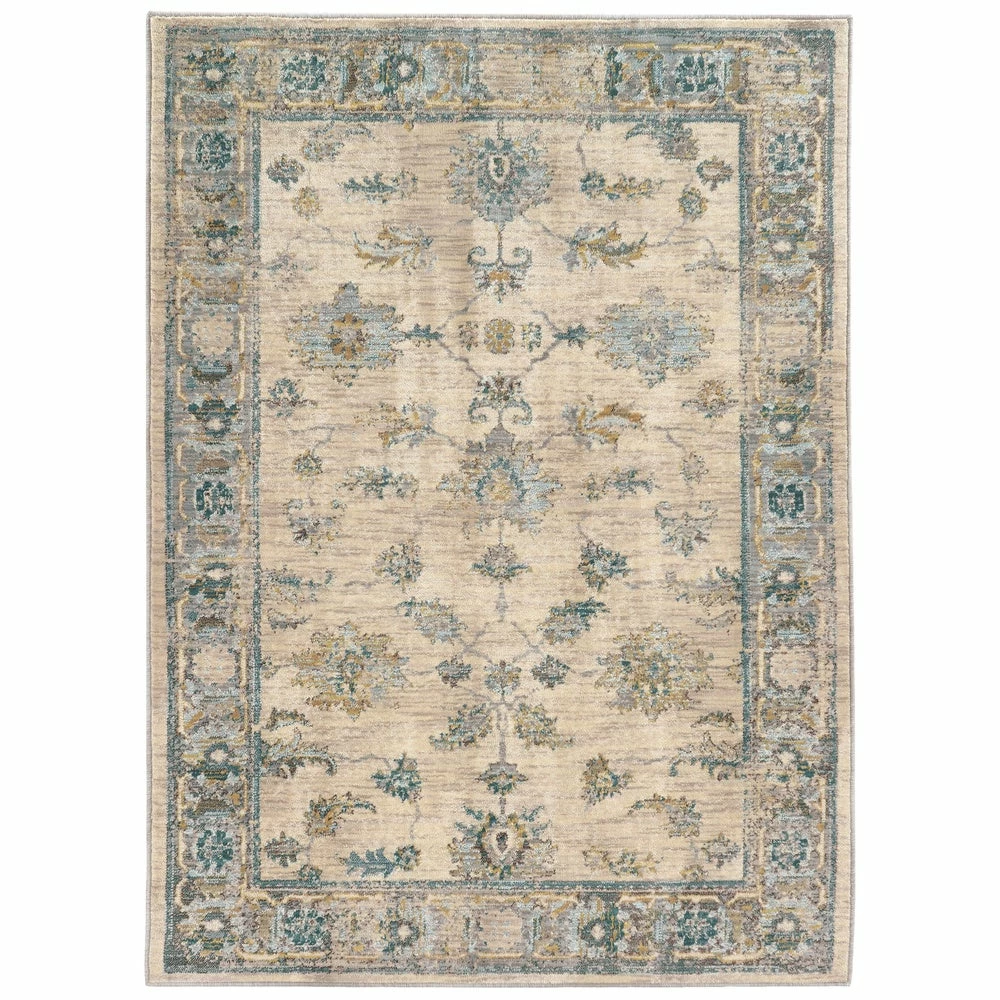 Brand new โ Gracewood Hollow Strete Faded Traditional Ivory/ Blue Rug Cream/blue ๐ 8 Brand new โ Gracewood Hollow Strete Faded Traditional Ivory/ Blue Rug Cream/blue ๐ - Image 6