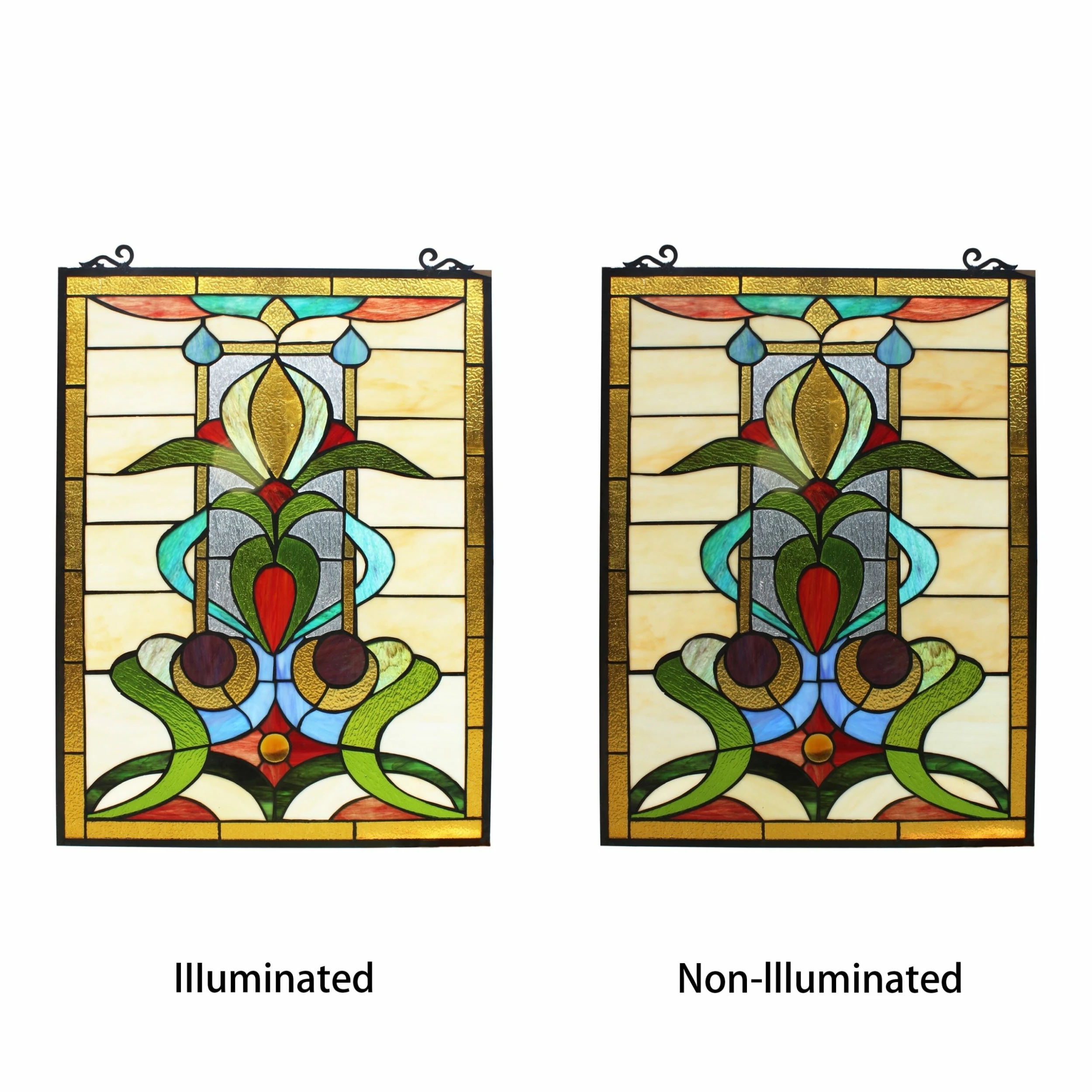 Flash Sale ๐ฏ Gracewood Hollow Nzuji Floral Stained Glass Window Panel Suncatcher ๐ฏ 4 Flash Sale ๐ฏ Gracewood Hollow Nzuji Floral Stained Glass Window Panel Suncatcher ๐ฏ - Image 2