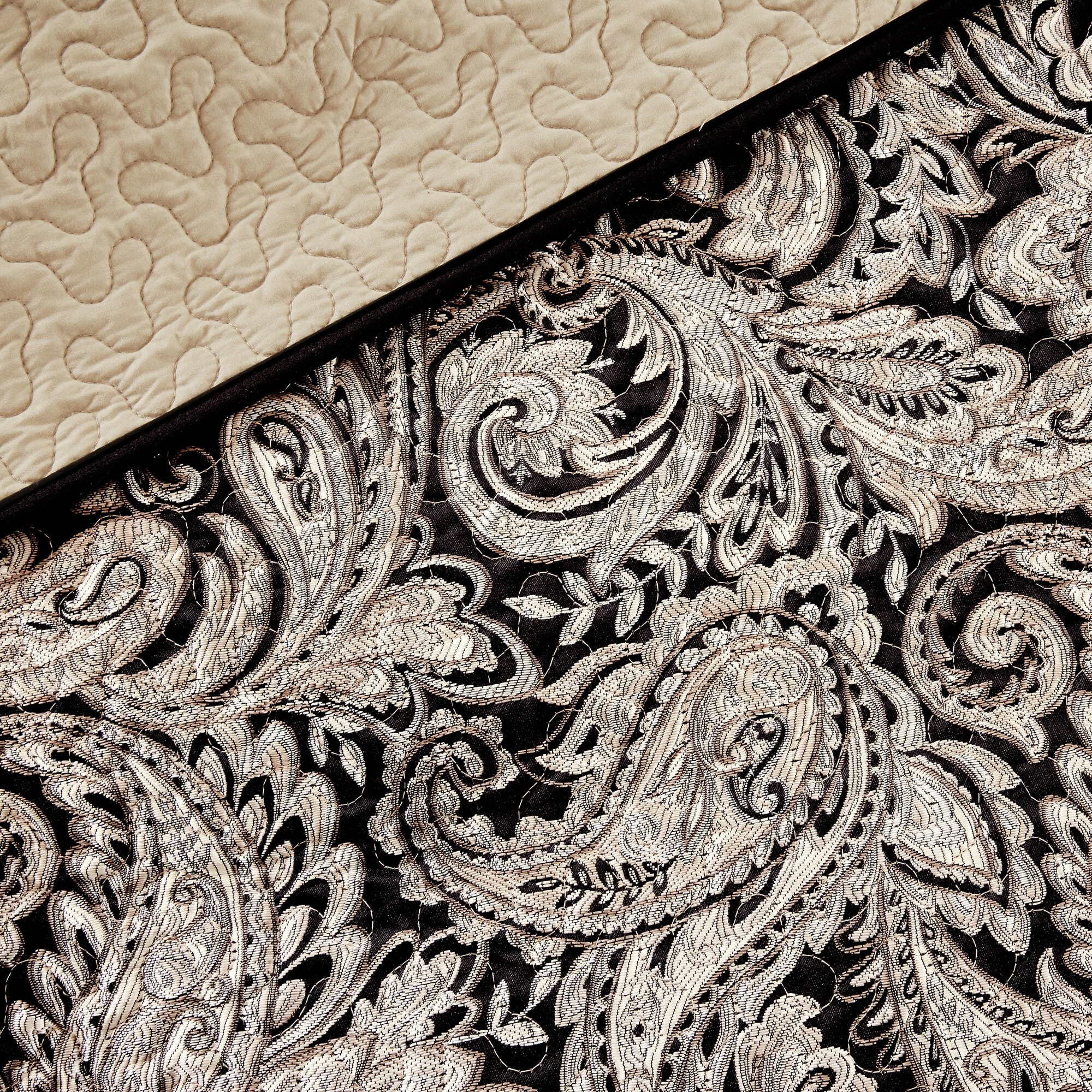 Hot Sale ⭐ Gracewood Hollow Abley Black Quilted Coverlet Set ✨ 4 Hot Sale ⭐ Gracewood Hollow Abley Black Quilted Coverlet Set ✨ - Image 2