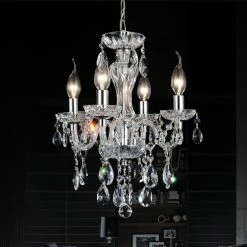 Hot Sale 🎁 Gracewood Hollow Akwo 4-light Mini Pendant With Chrome Finish 👍