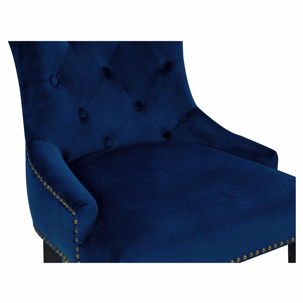Best deal 😉 Gracewood Hollow Anandghan Button-tufted Velvet-upholstered Counter Stool Navy 😀 - Image 13