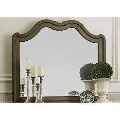 Best deal 👍 Gracewood Hollow Chimsoro Scalloped Shaped Mirror - Cherry 👍