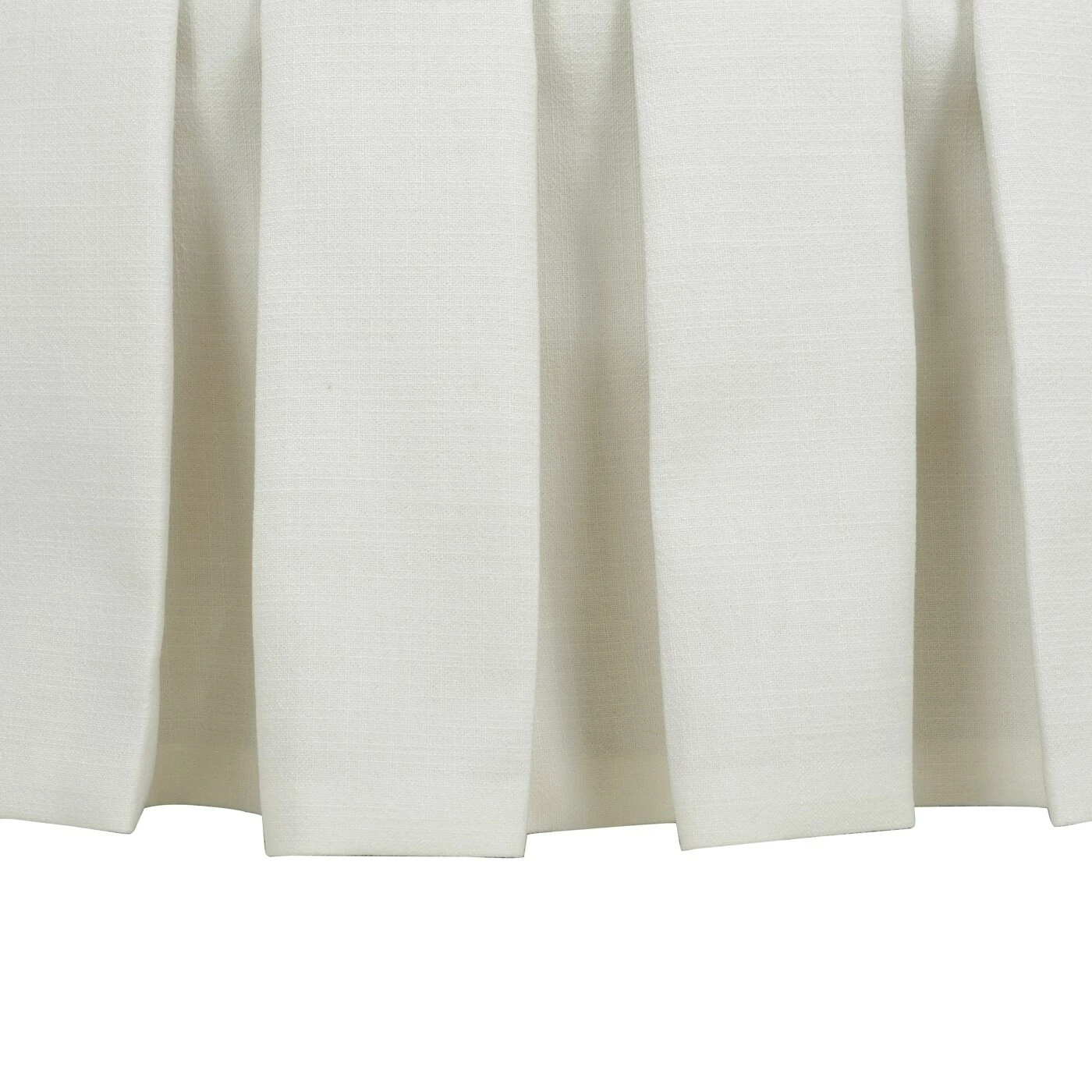 New 👍 Gracewood Hollow Baruti Tufted Cocktail Ottoman With Pleated 👗 Skirt Antique White 🌟 8 New 👍 Gracewood Hollow Baruti Tufted Cocktail Ottoman With Pleated 👗 Skirt Antique White 🌟 - Image 6