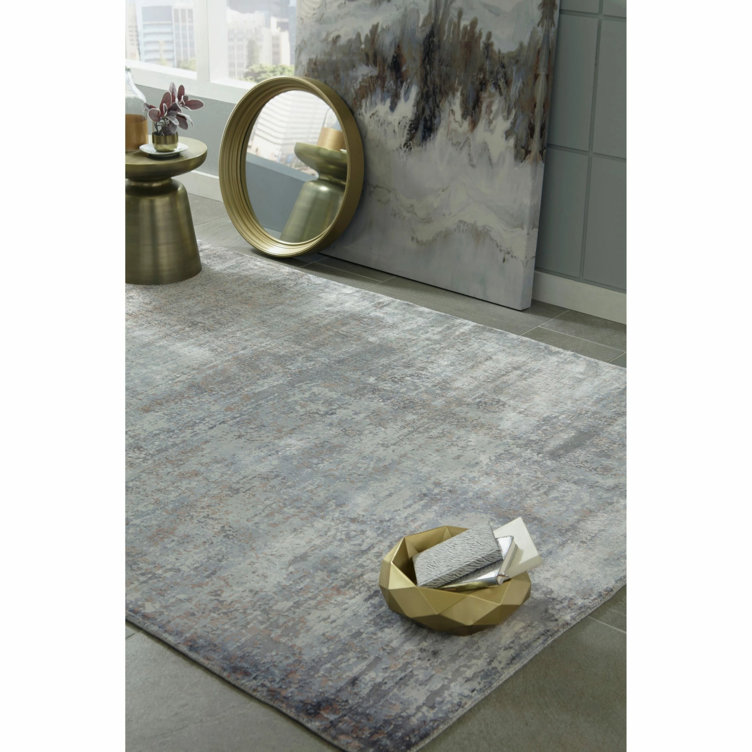 Hot Sale โ Gracewood Hollow Belvore Ombre Silver Handmade Rug ๐ 3 Hot Sale โ Gracewood Hollow Belvore Ombre Silver Handmade Rug ๐