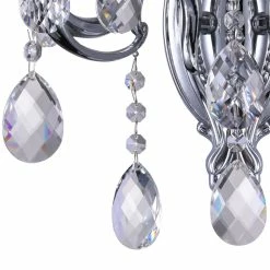 Flash Sale 🎁 Gracewood Hollow Besong 2-light Wall Sconce With Chrome Finish 😀 -Gracewood Hollow shop Gracewood Hollow Besong 2 light Wall Sconce with Chrome Finish 3