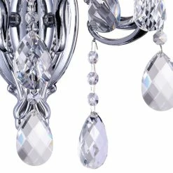 Flash Sale 🎁 Gracewood Hollow Besong 2-light Wall Sconce With Chrome Finish 😀 -Gracewood Hollow shop Gracewood Hollow Besong 2 light Wall Sconce with Chrome Finish 4