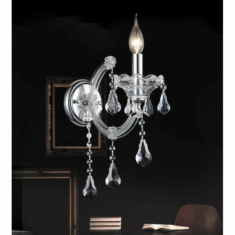 Flash Sale ๐คฉ Gracewood Hollow Bouyain 1-light Wall Sconce With Chrome Finish ๐งจ - Image 3