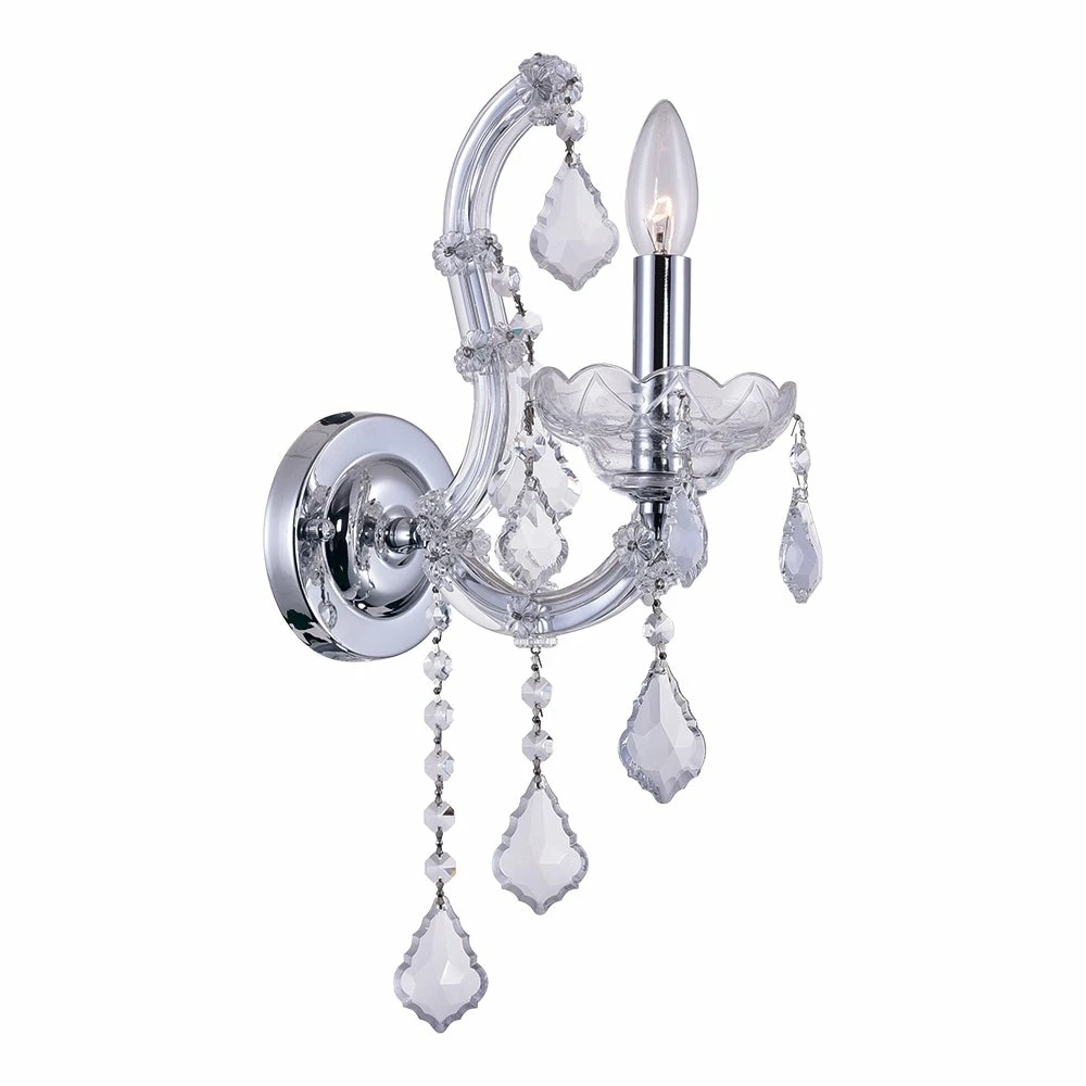 Flash Sale ๐คฉ Gracewood Hollow Bouyain 1-light Wall Sconce With Chrome Finish ๐งจ