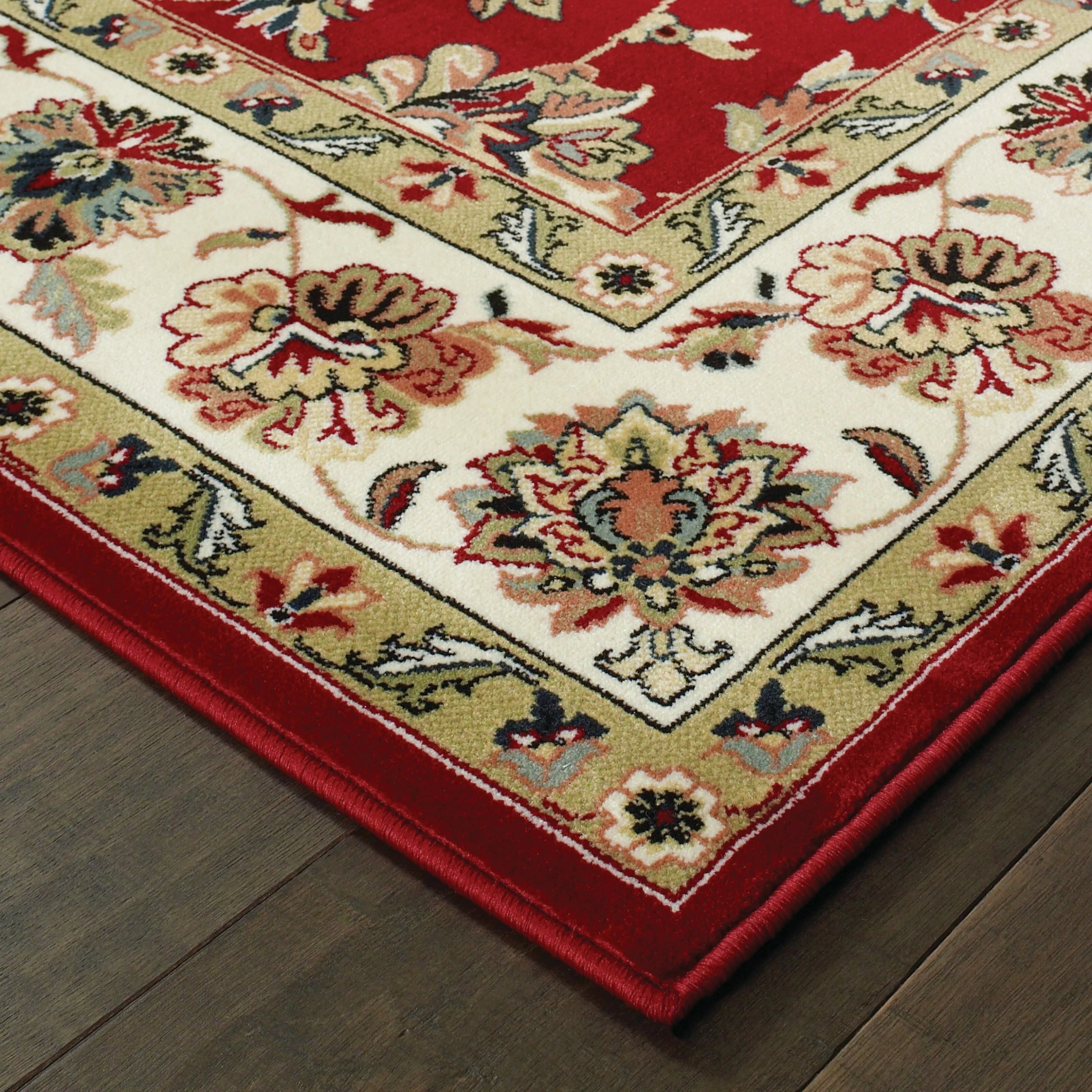 Hot Sale โ๏ธ Gracewood Hollow Claude Area Rug Red/cream ๐ 11 Hot Sale โ๏ธ Gracewood Hollow Claude Area Rug Red/cream ๐ - Image 9