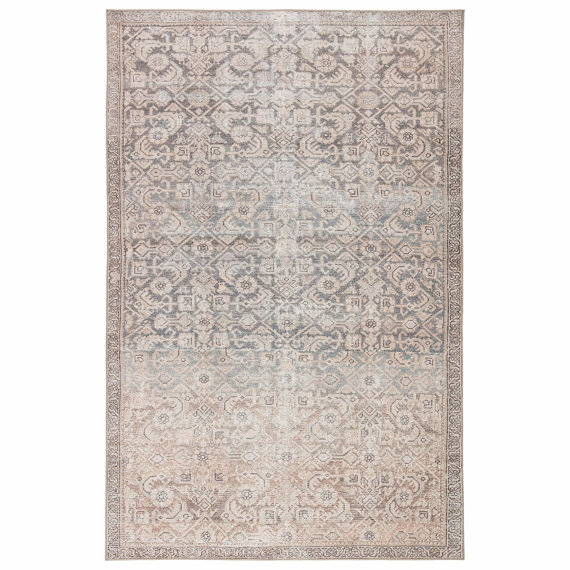 Budget ✨ Gracewood Hollow Dabydeen Indoor/Outdoor Trellis Peach And Blue Area Rug ✨ - Image 12