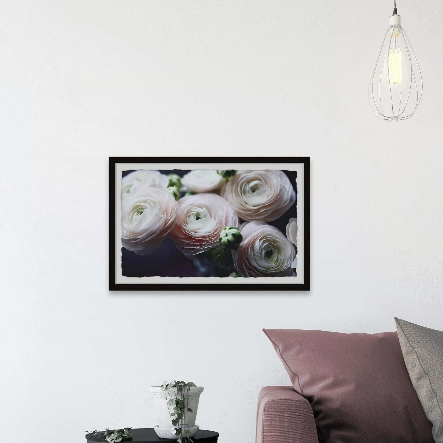 New ๐งจ Gracewood Hollow Delicate Rose Petals Framed Painting Print ๐ - Image 5