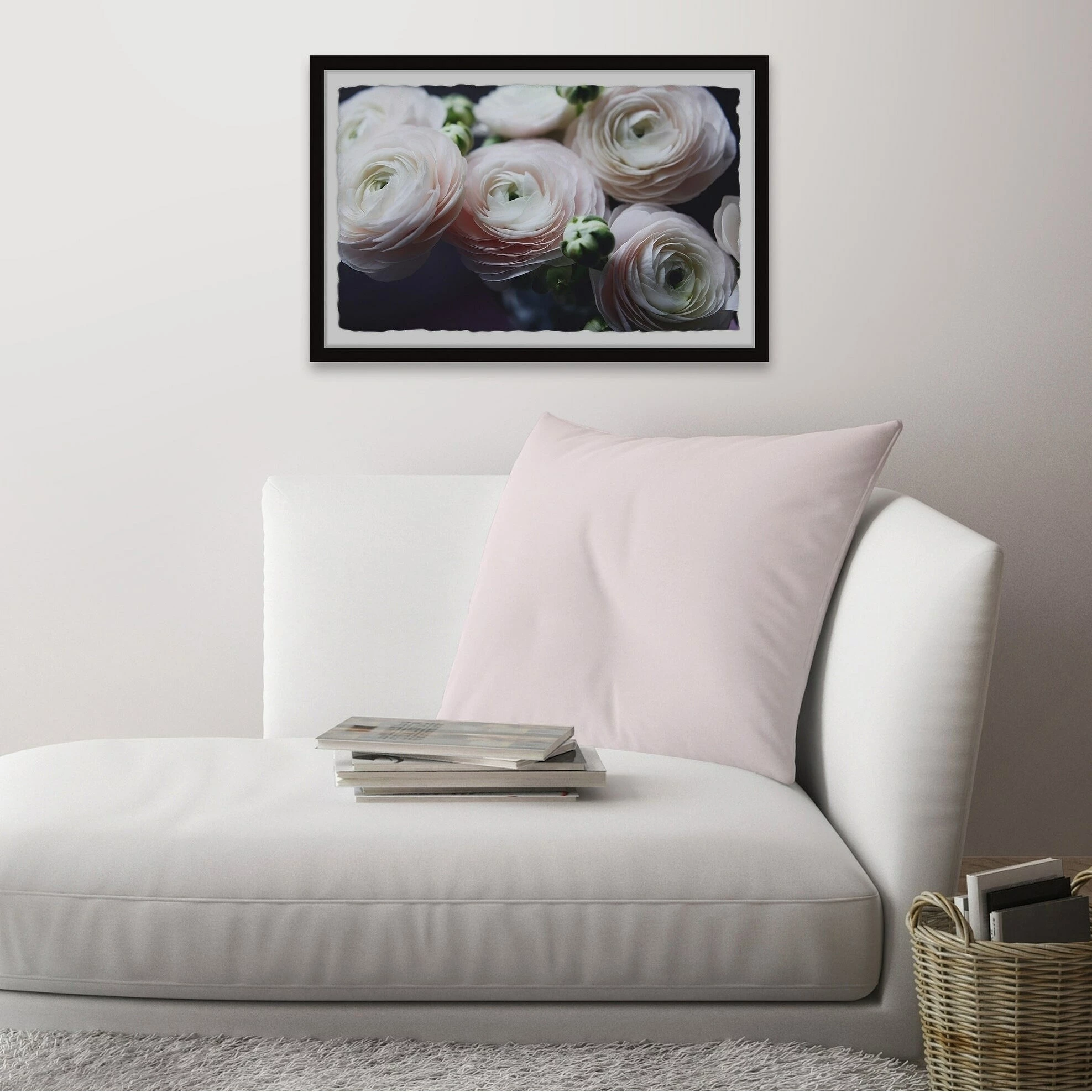 New ๐งจ Gracewood Hollow Delicate Rose Petals Framed Painting Print ๐ - Image 4