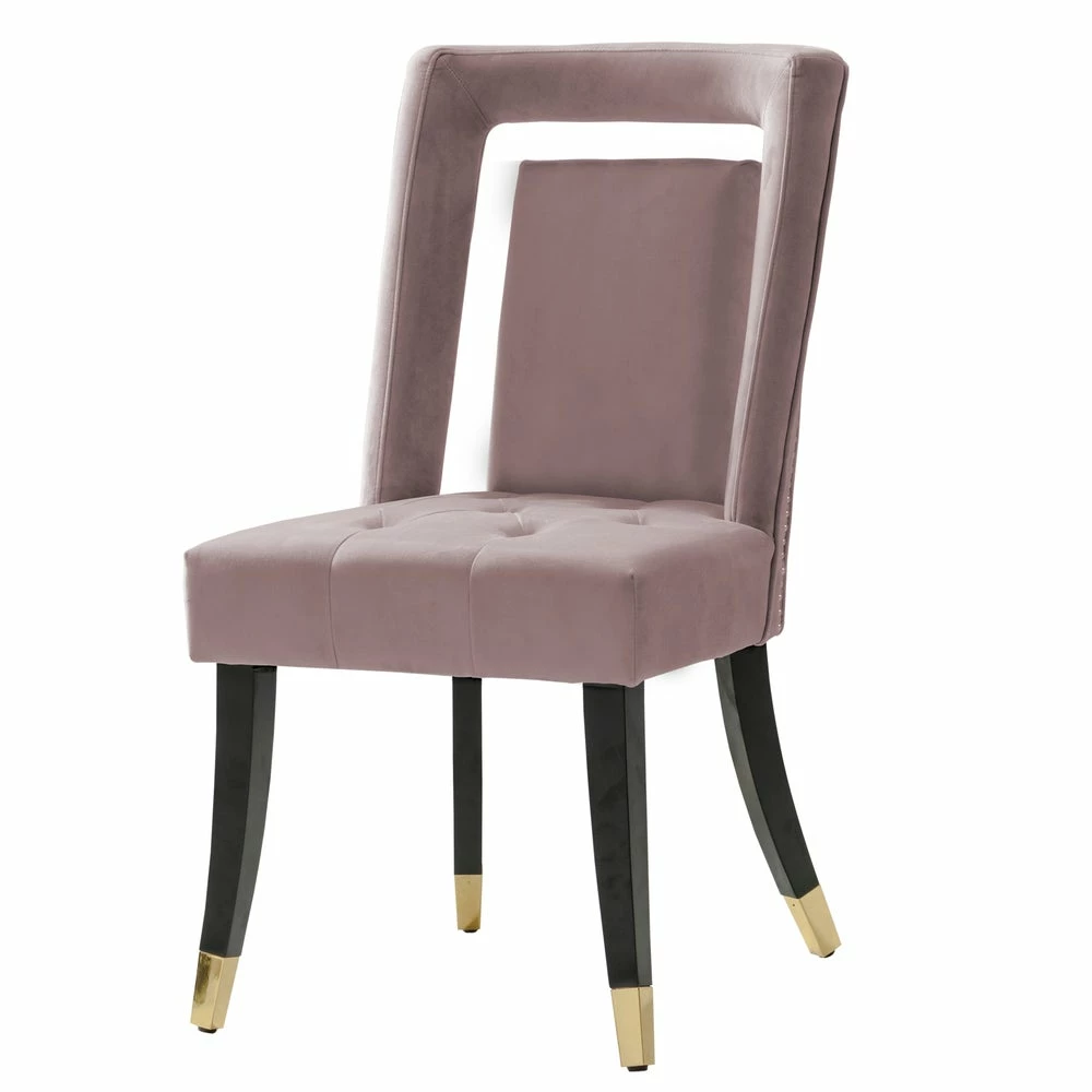 Promo ๐งจ Gracewood Hollow Dhruv Velvet Dining Chairs (Set Of 2) - N/A Blush ๐ - Image 8