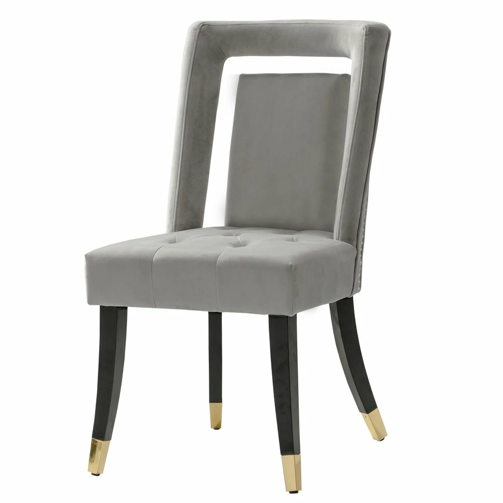 Promo ๐งจ Gracewood Hollow Dhruv Velvet Dining Chairs (Set Of 2) - N/A Blush ๐ - Image 3