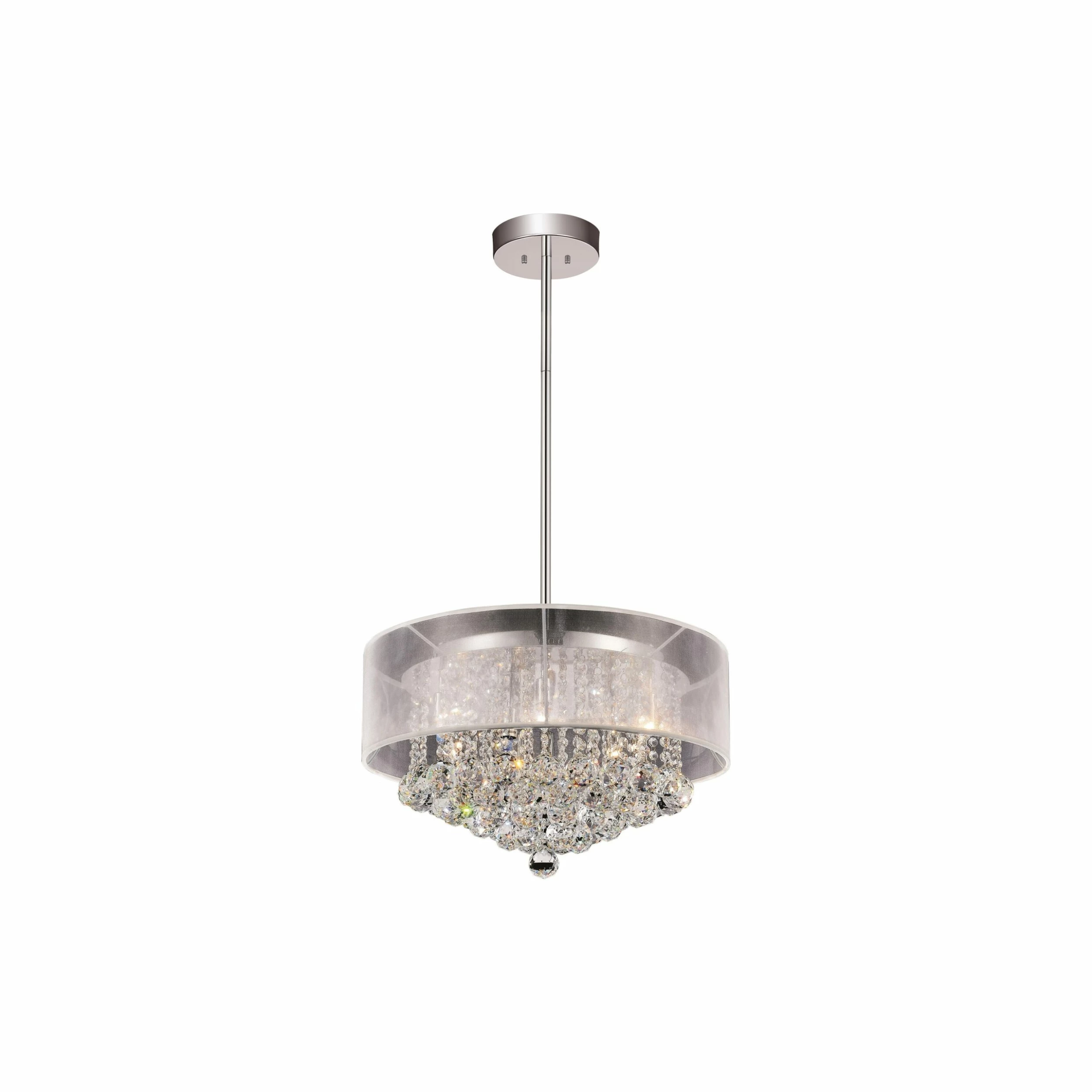 Best deal ๐งจ Gracewood Hollow Gnali 9-light Crystal Drum Chandelier With Chrome Finish โ