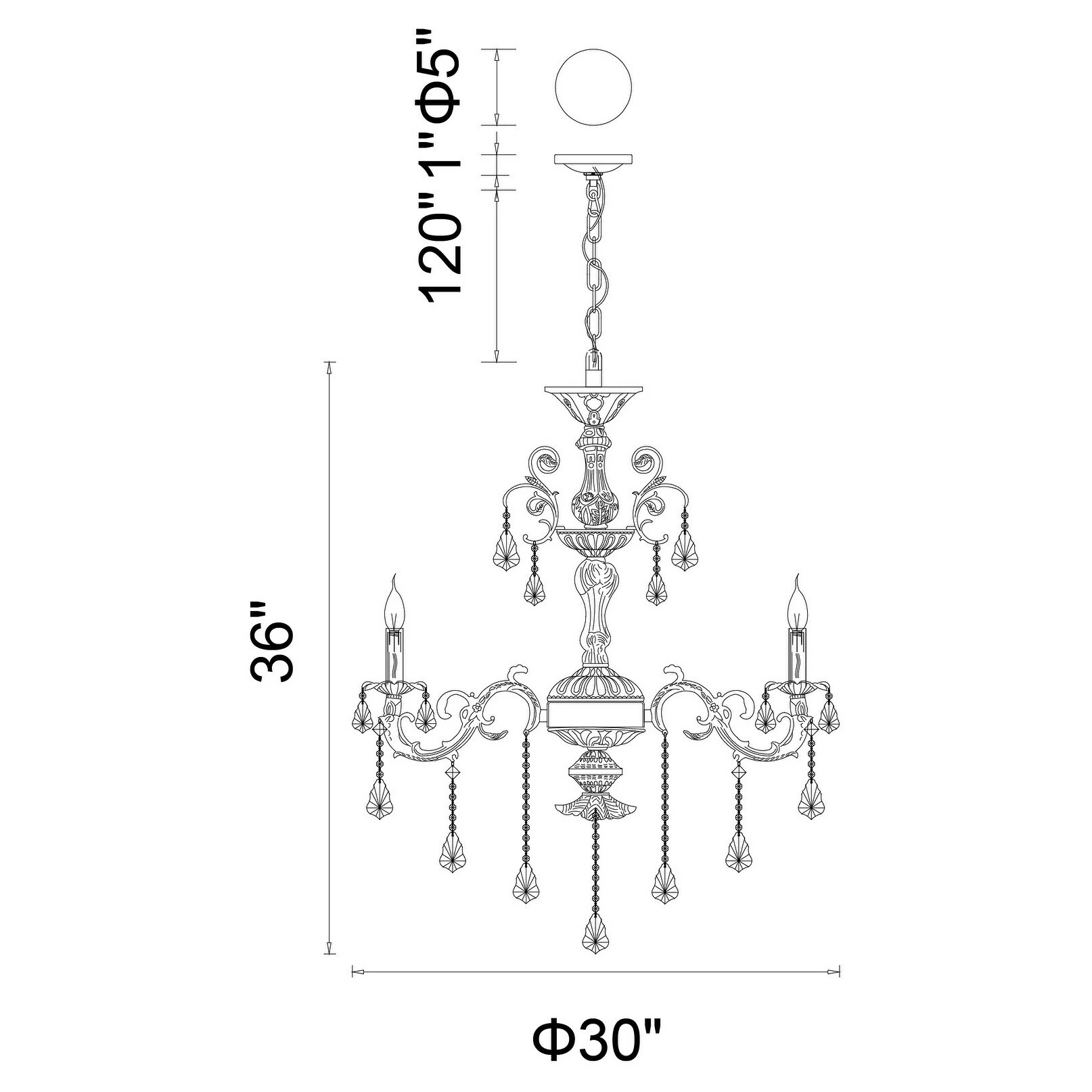 Budget ๐ Gracewood Hollow Haggar 8-light Antique Brass Chandelier With Crystal Accents ๐งจ 4 Budget ๐ Gracewood Hollow Haggar 8-light Antique Brass Chandelier With Crystal Accents ๐งจ - Image 2