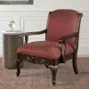 Deals 🌟 Gracewood Hollow Hesse Carved Red Accent Chair 👍