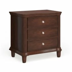 Cheap 🥰 Gracewood Hollow Keyes 3-drawer Wood Nightstand ⭐