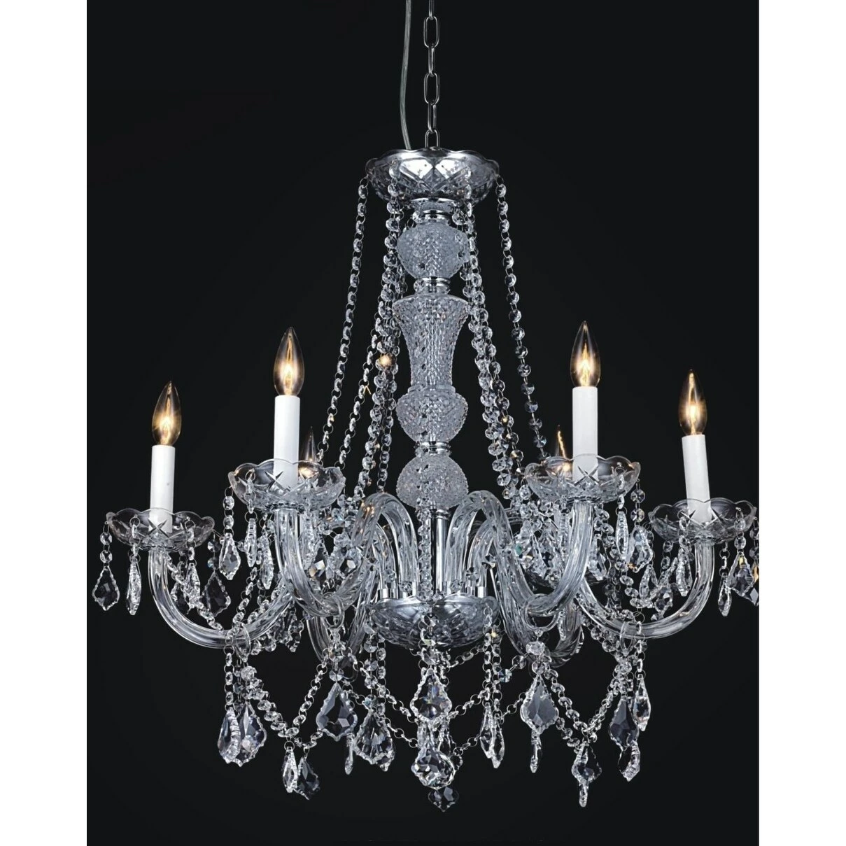 Flash Sale ๐ Gracewood Hollow Kizerbo 12-light White Chrome Chandelier ๐ 4 Flash Sale ๐ Gracewood Hollow Kizerbo 12-light White Chrome Chandelier ๐ - Image 2