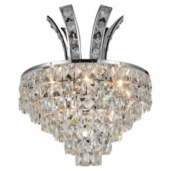 Best Sale ❤️ Gracewood Hollow Maimo 3-light Wall Sconce With Chrome Finish 🤩