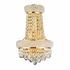 Brand new 🔥 Gracewood Hollow Mbumua 3-light Wall Sconce With Goldtone Finish 🛒